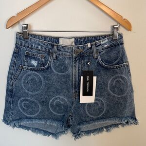 One Teaspoon Legend High Waisted Mom Denim Shorts | Size 26 | NWT